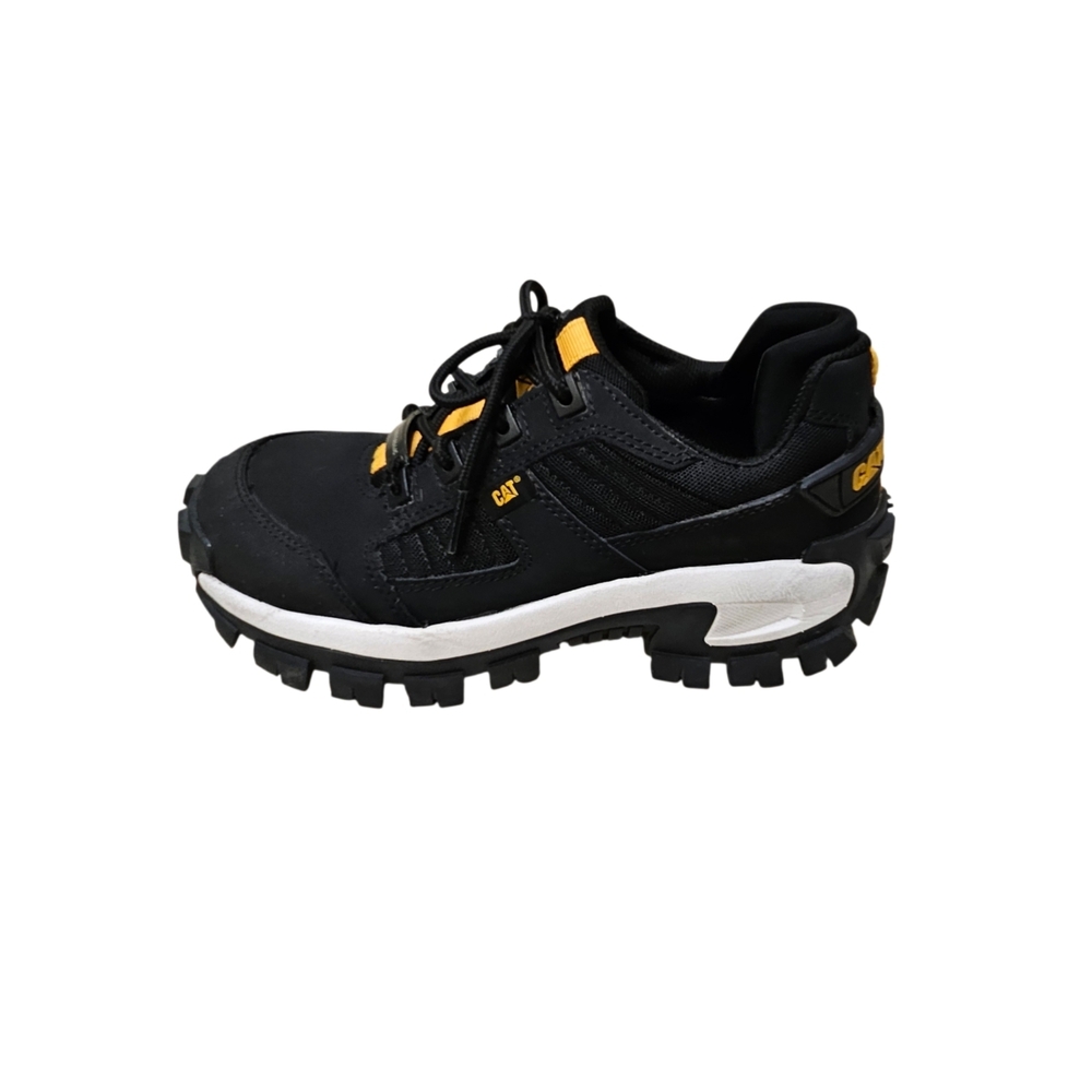 Caterpillar Composite Toe Black and Yellow Work shoes-Size 7.5